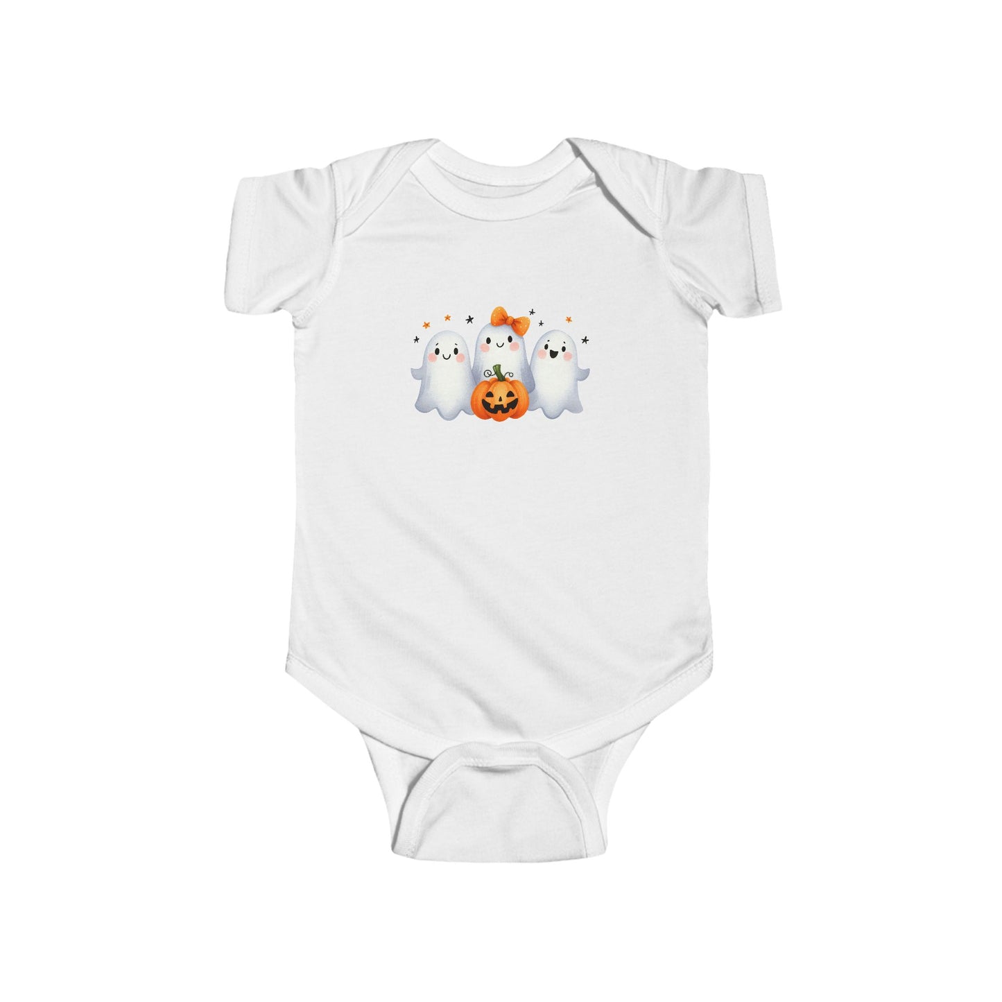 Cute Halloween Infant Bodysuit, Baby Ghost Costume, First Halloween Outfit, Newborn Gift, Adorable Holiday Apparel