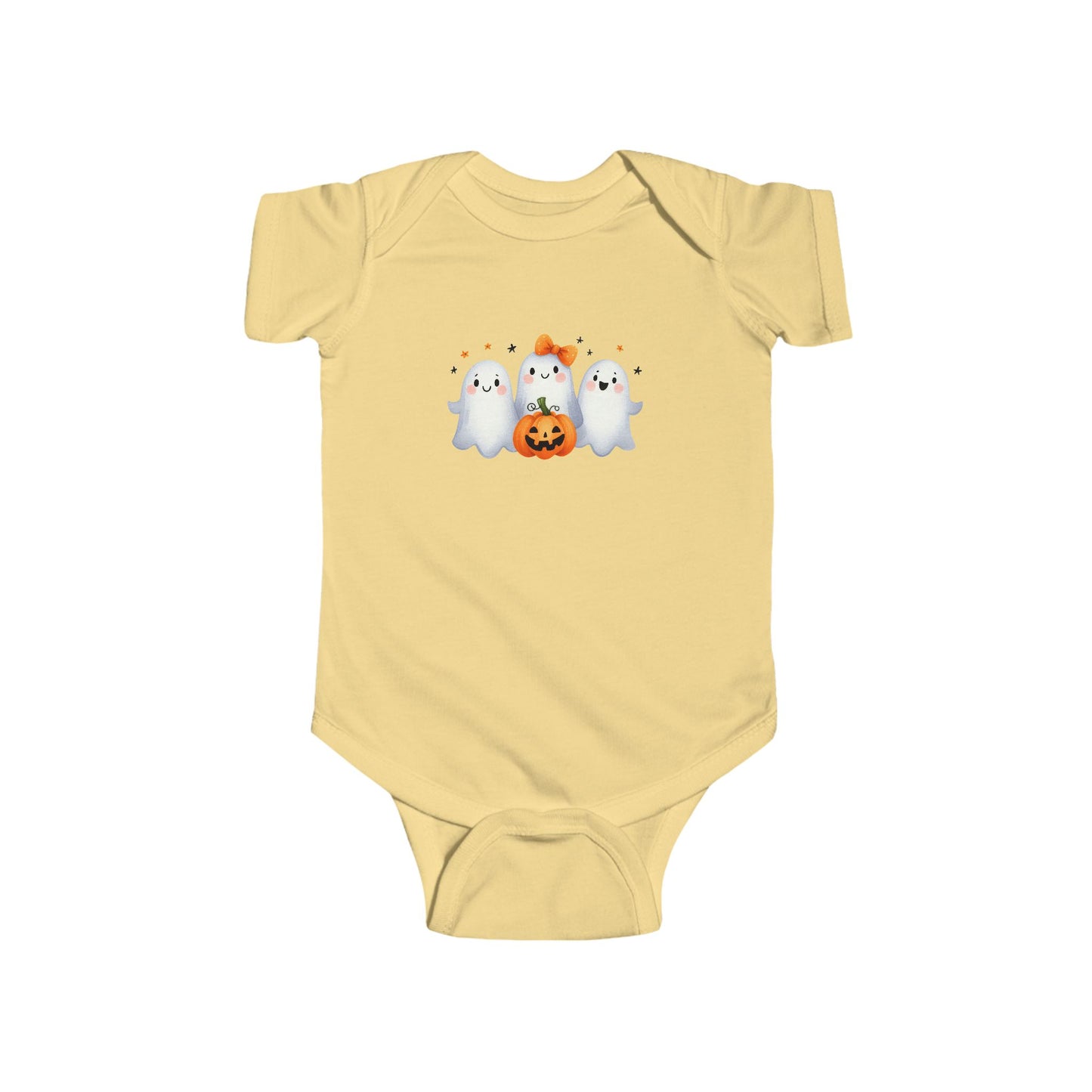 Cute Halloween Infant Bodysuit, Baby Ghost Costume, First Halloween Outfit, Newborn Gift, Adorable Holiday Apparel