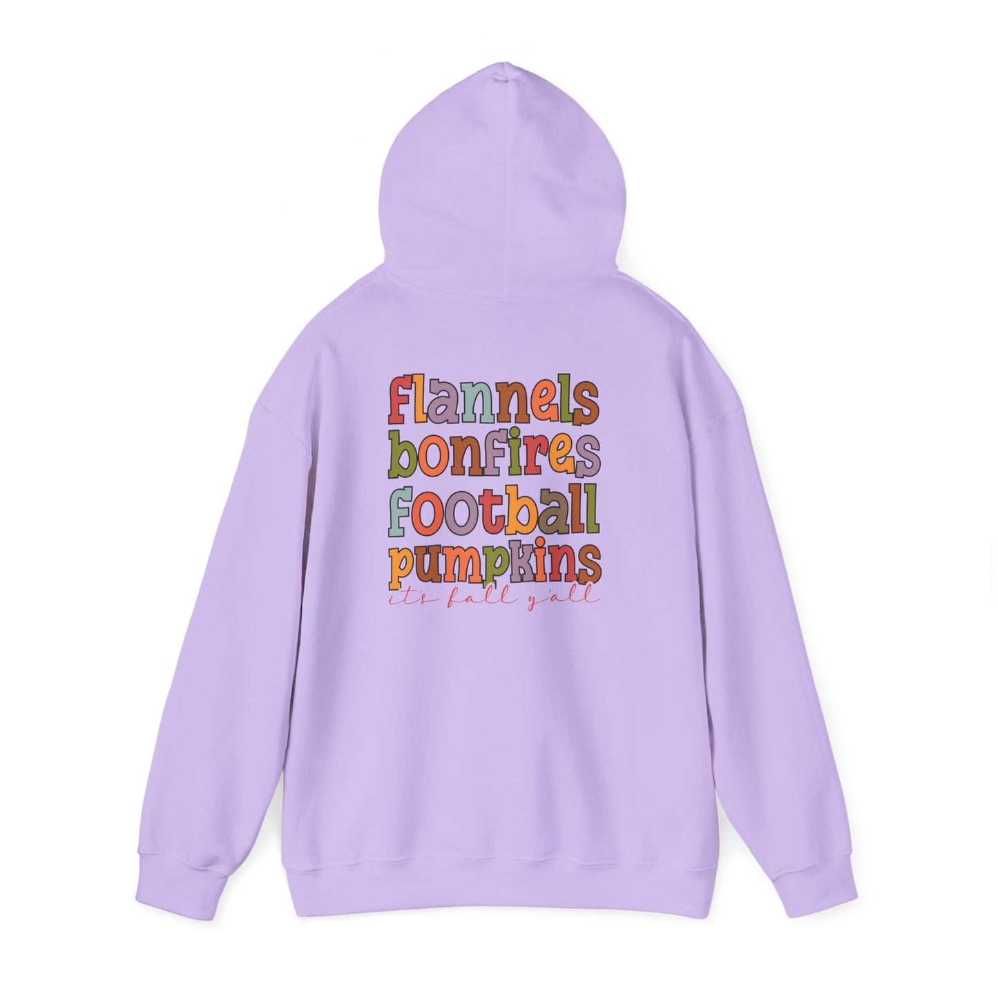 Autumn Vibes Hooded Sweatshirt | Flannels, Bonfires, Football | Cozy Fall Apparel, Gift for Her, Halloween, Thanksgiving