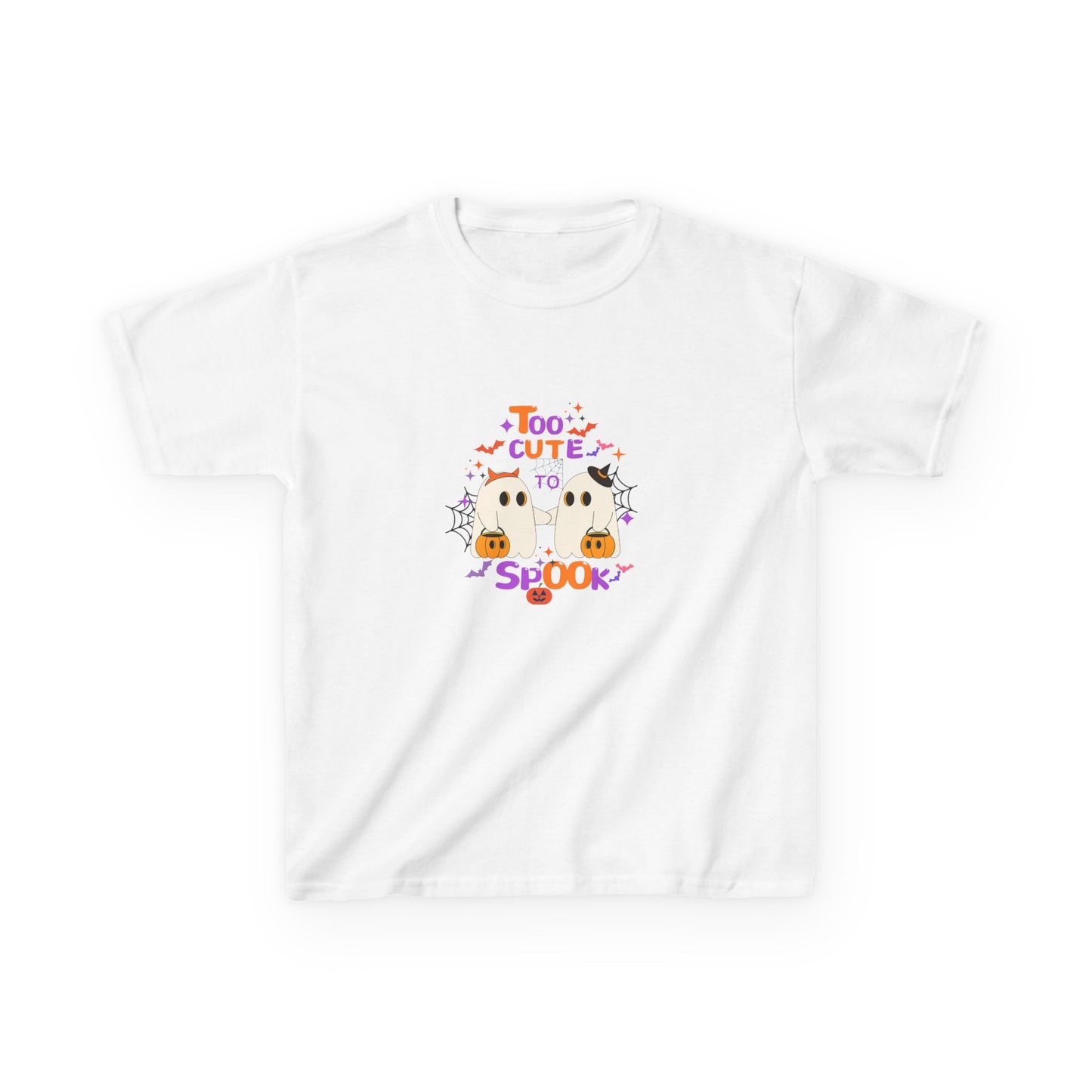 Too Cute To Spook Kids Tee | Halloween T-Shirt, Funny Kids Shirt, Cute Halloween Outfit, Toddler Halloween Tee, Kids Fall Fashion