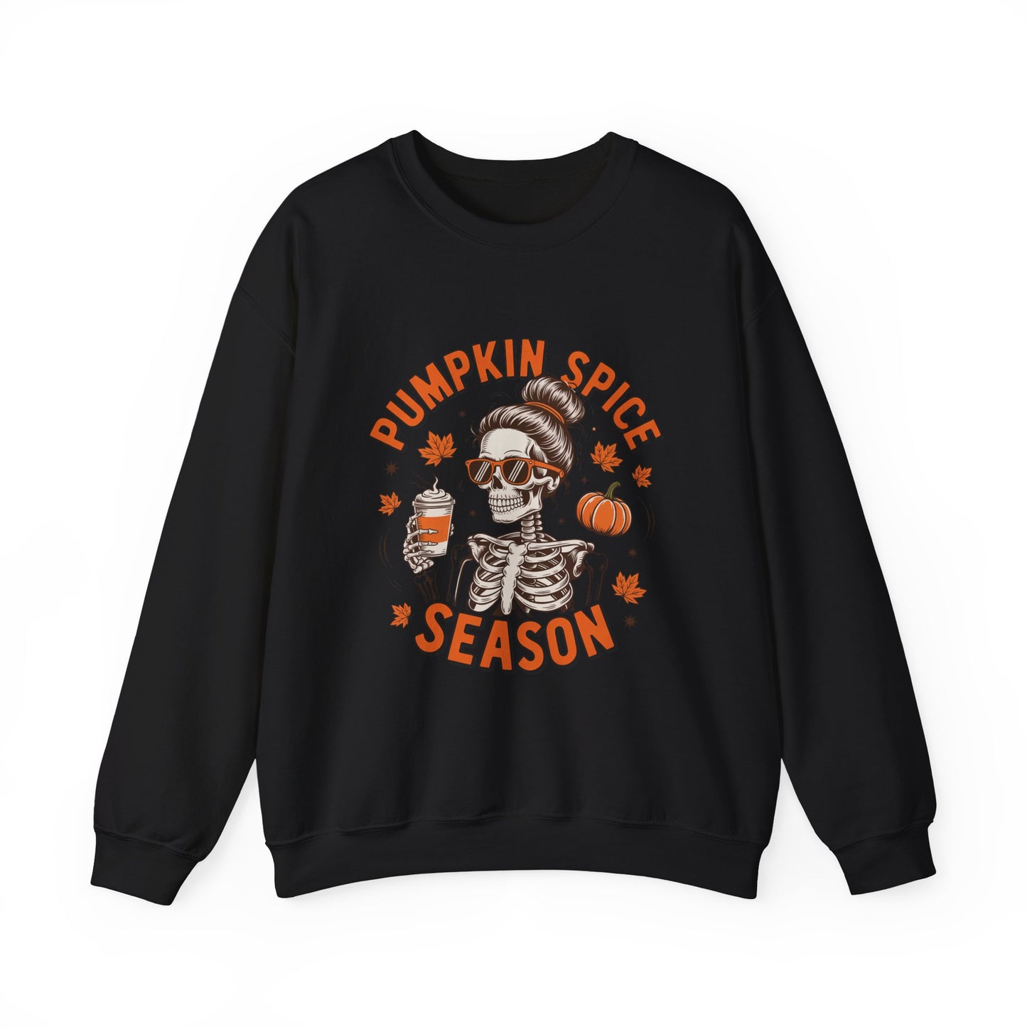 Pumpkin Spice Season Sweatshirt | Unisex Fall Crewneck | Cozy Autumn Apparel, Halloween Gift, Casual Layer, Trendy Sweater