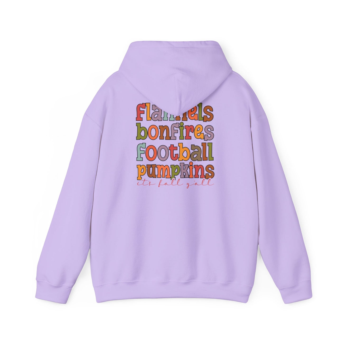 Autumn Vibes Hooded Sweatshirt | Flannels, Bonfires, Football | Cozy Fall Apparel, Gift for Her, Halloween, Thanksgiving