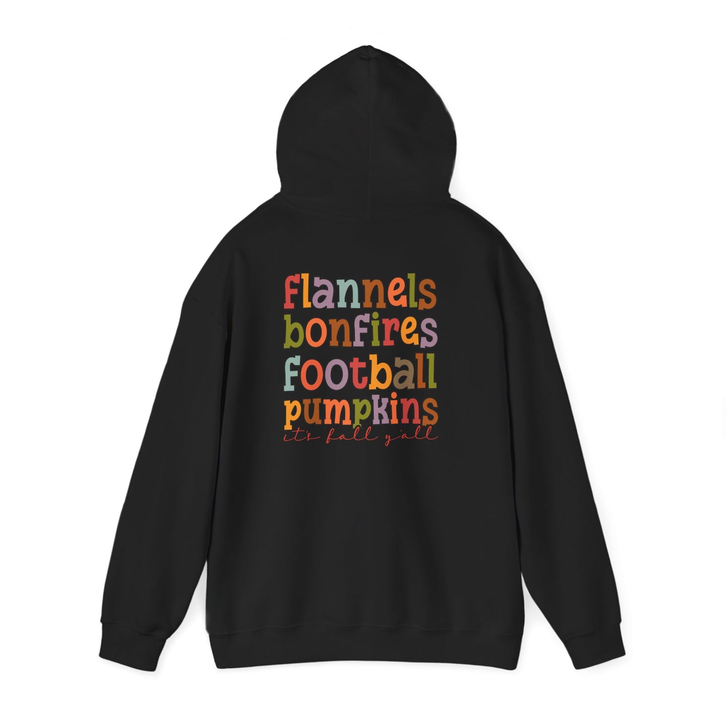 Autumn Vibes Hooded Sweatshirt | Flannels, Bonfires, Football | Cozy Fall Apparel, Gift for Her, Halloween, Thanksgiving