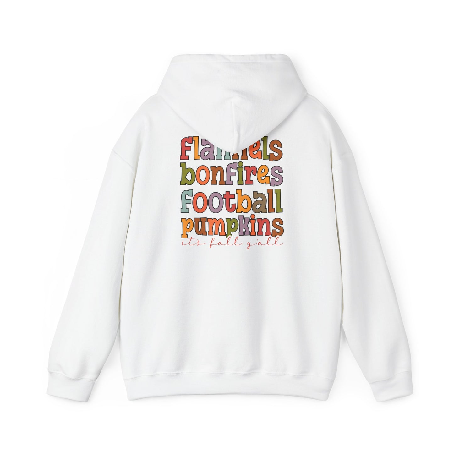 Autumn Vibes Hooded Sweatshirt | Flannels, Bonfires, Football | Cozy Fall Apparel, Gift for Her, Halloween, Thanksgiving