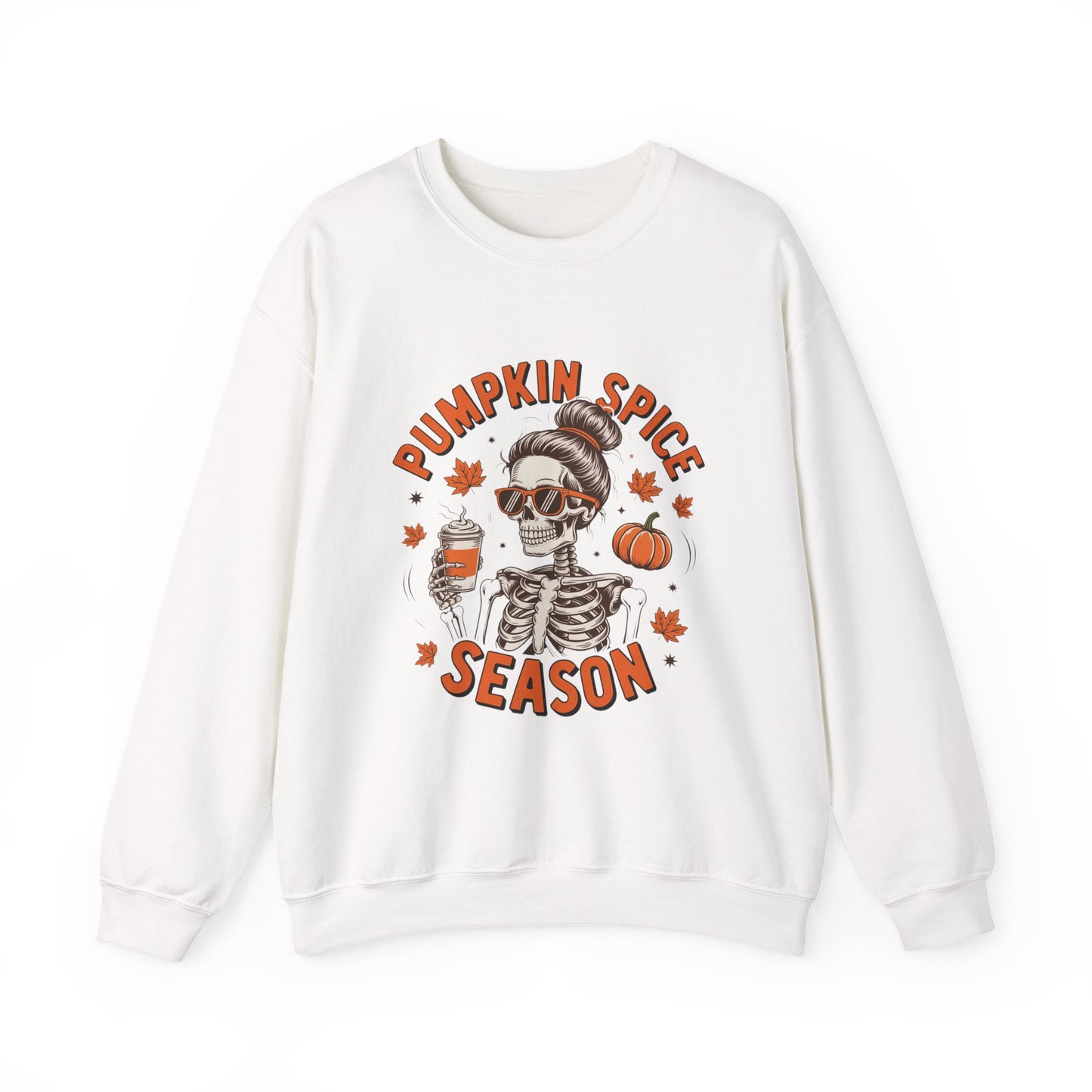 Pumpkin Spice Season Sweatshirt | Unisex Fall Crewneck | Cozy Autumn Apparel, Halloween Gift, Casual Layer, Trendy Sweater
