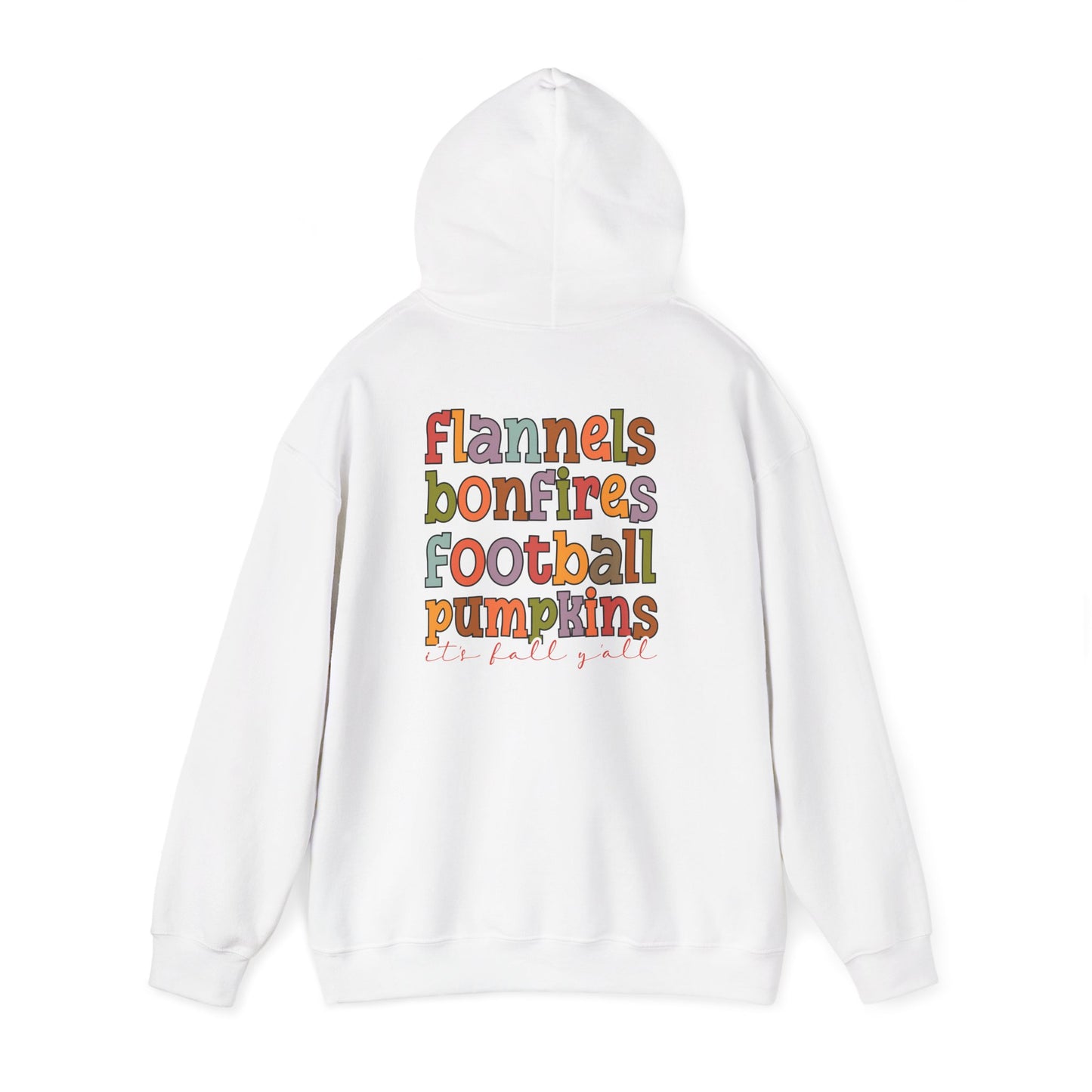 Autumn Vibes Hooded Sweatshirt | Flannels, Bonfires, Football | Cozy Fall Apparel, Gift for Her, Halloween, Thanksgiving