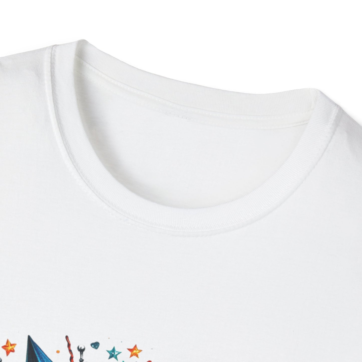 Vintage American Flag Truck T-Shirt - Unisex Softstyle Tee for Independence Day & Patriotic Celebrations