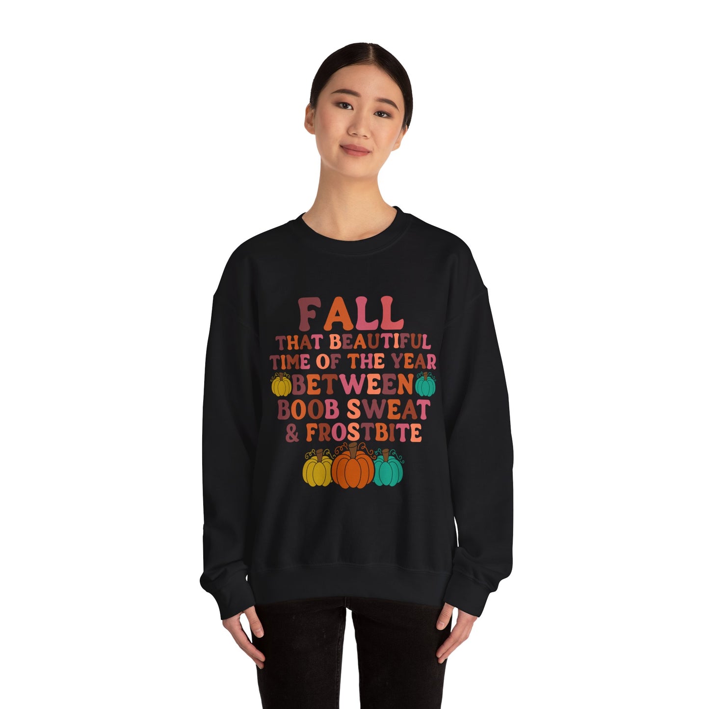 Fall-Themed Sweatshirt, Cozy Autumn Wear, Lightweight Pullover for Women, Funny Fall Sweatshirt, Great Gift for Thanksgiving