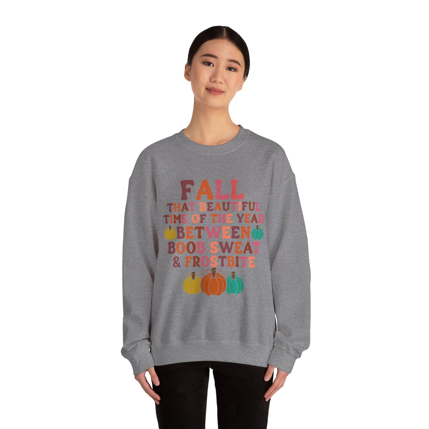 Fall-Themed Sweatshirt, Cozy Autumn Wear, Lightweight Pullover for Women, Funny Fall Sweatshirt, Great Gift for Thanksgiving