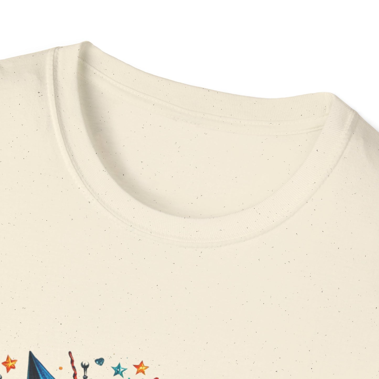 Vintage American Flag Truck T-Shirt - Unisex Softstyle Tee for Independence Day & Patriotic Celebrations