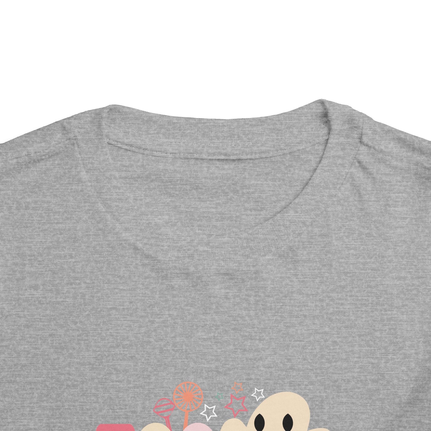 Toddler Tee with Cute Spooky Ghost Design, Halloween Kids Shirt, Trick or Treat Apparel, Toddler Ghost T-Shirt, Fall Outfit
