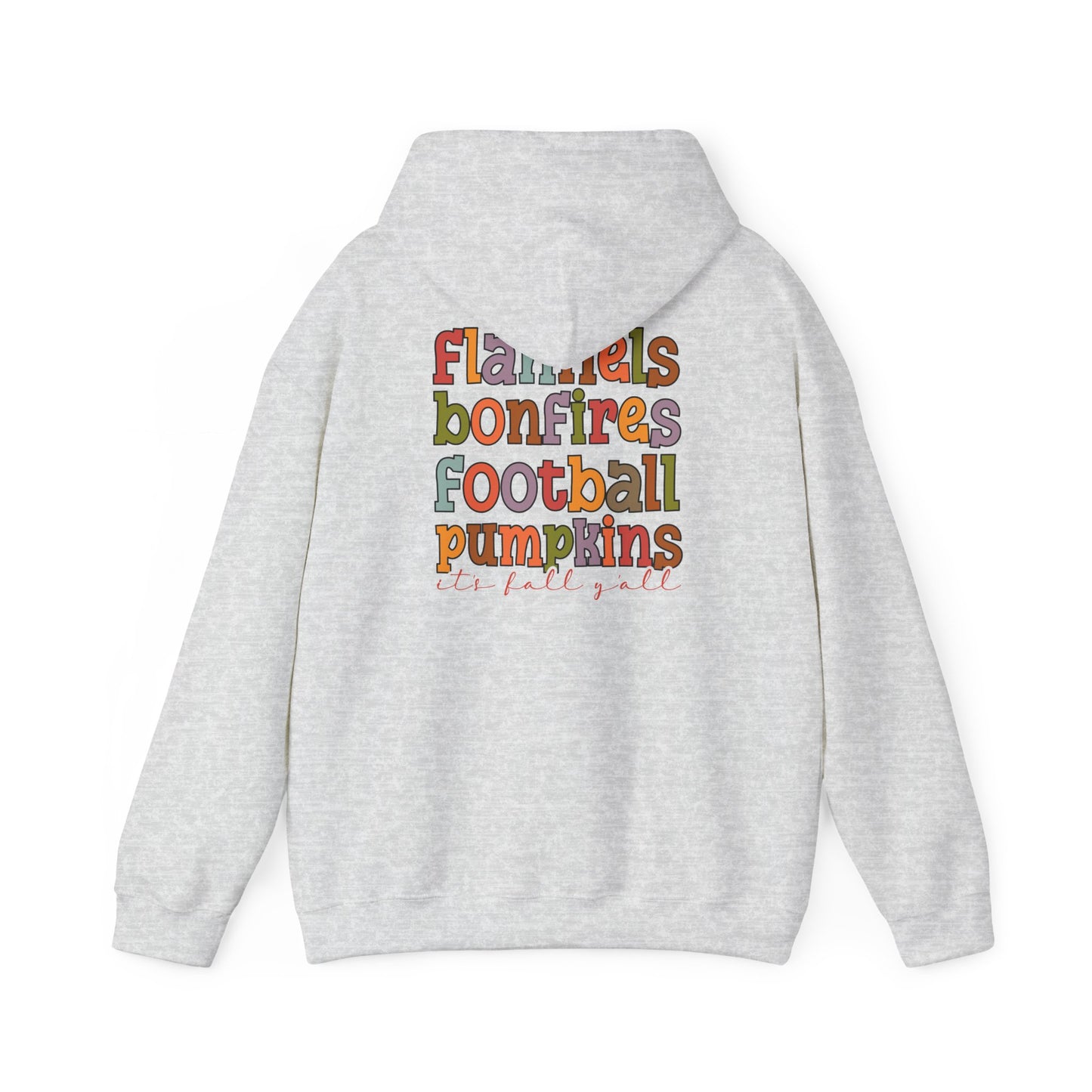 Autumn Vibes Hooded Sweatshirt | Flannels, Bonfires, Football | Cozy Fall Apparel, Gift for Her, Halloween, Thanksgiving
