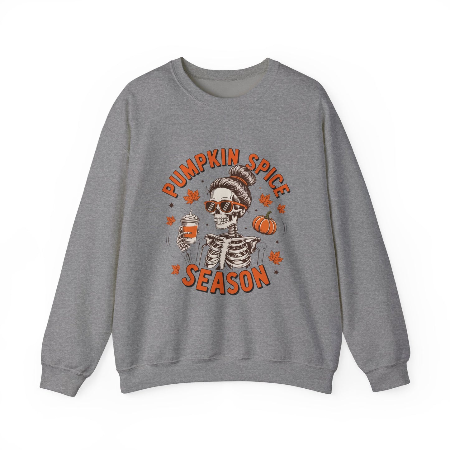 Pumpkin Spice Season Sweatshirt | Unisex Fall Crewneck | Cozy Autumn Apparel, Halloween Gift, Casual Layer, Trendy Sweater