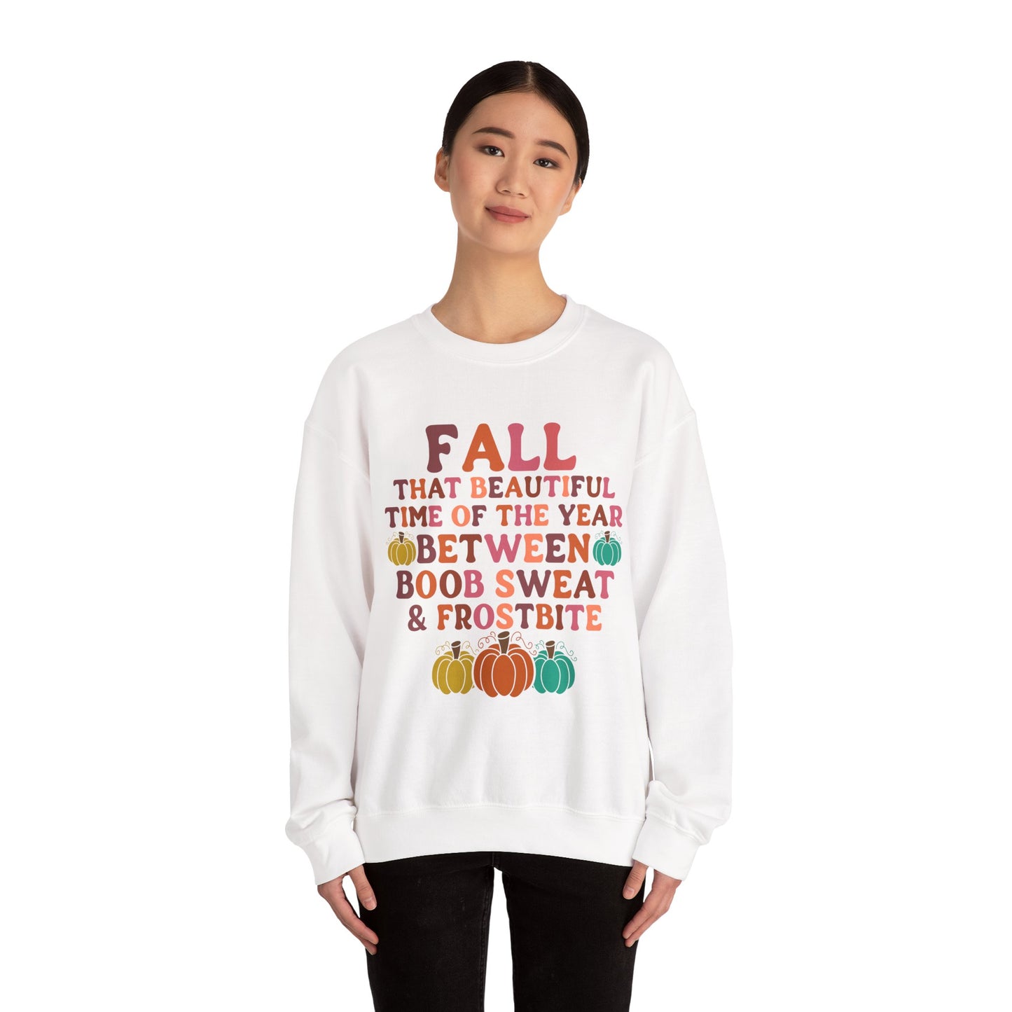 Fall-Themed Sweatshirt, Cozy Autumn Wear, Lightweight Pullover for Women, Funny Fall Sweatshirt, Great Gift for Thanksgiving