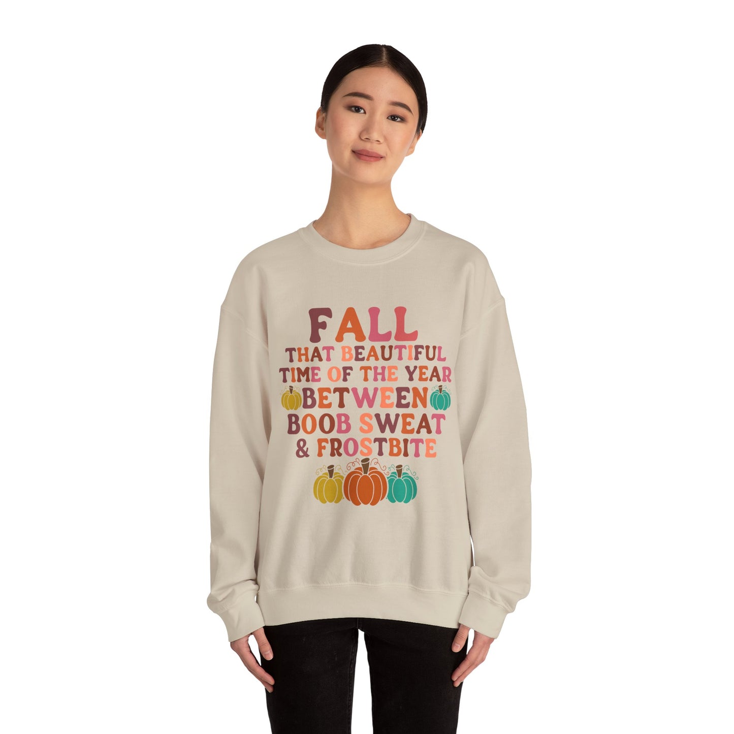 Fall-Themed Sweatshirt, Cozy Autumn Wear, Lightweight Pullover for Women, Funny Fall Sweatshirt, Great Gift for Thanksgiving