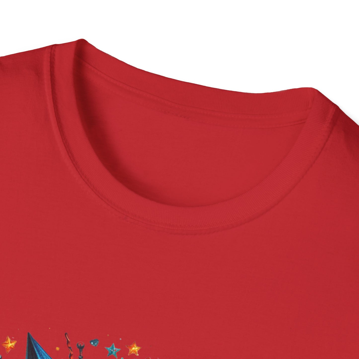 Vintage American Flag Truck T-Shirt - Unisex Softstyle Tee for Independence Day & Patriotic Celebrations