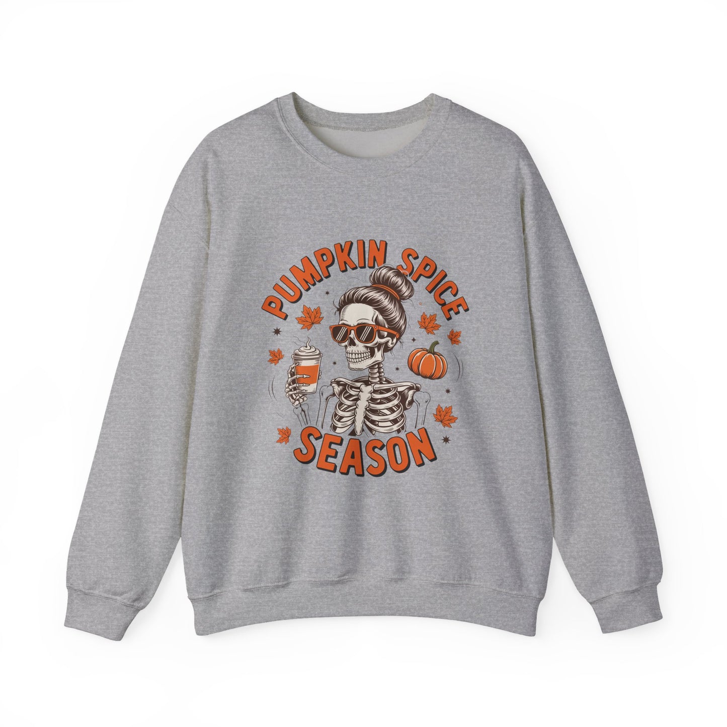 Pumpkin Spice Season Sweatshirt | Unisex Fall Crewneck | Cozy Autumn Apparel, Halloween Gift, Casual Layer, Trendy Sweater