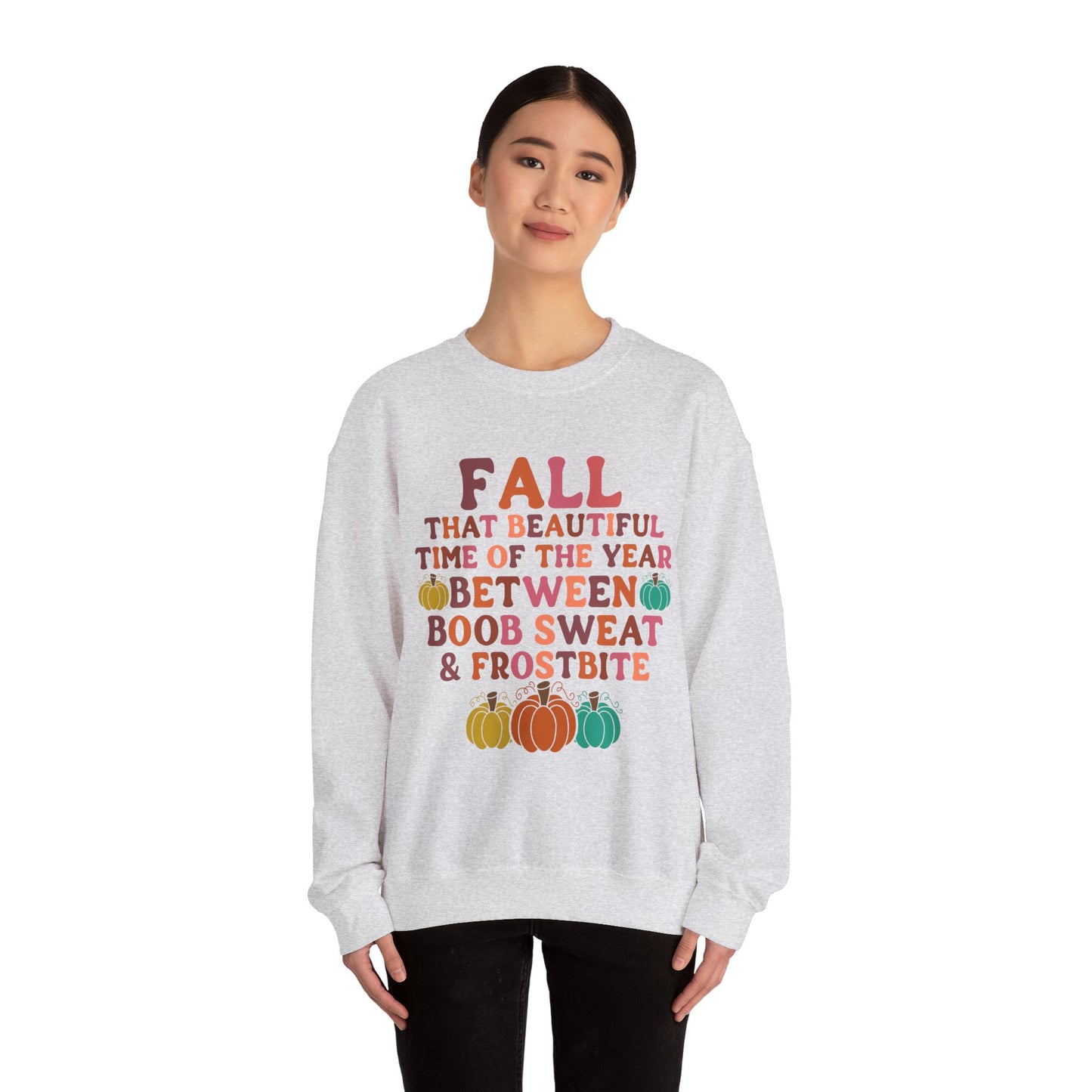 Fall-Themed Sweatshirt, Cozy Autumn Wear, Lightweight Pullover for Women, Funny Fall Sweatshirt, Great Gift for Thanksgiving