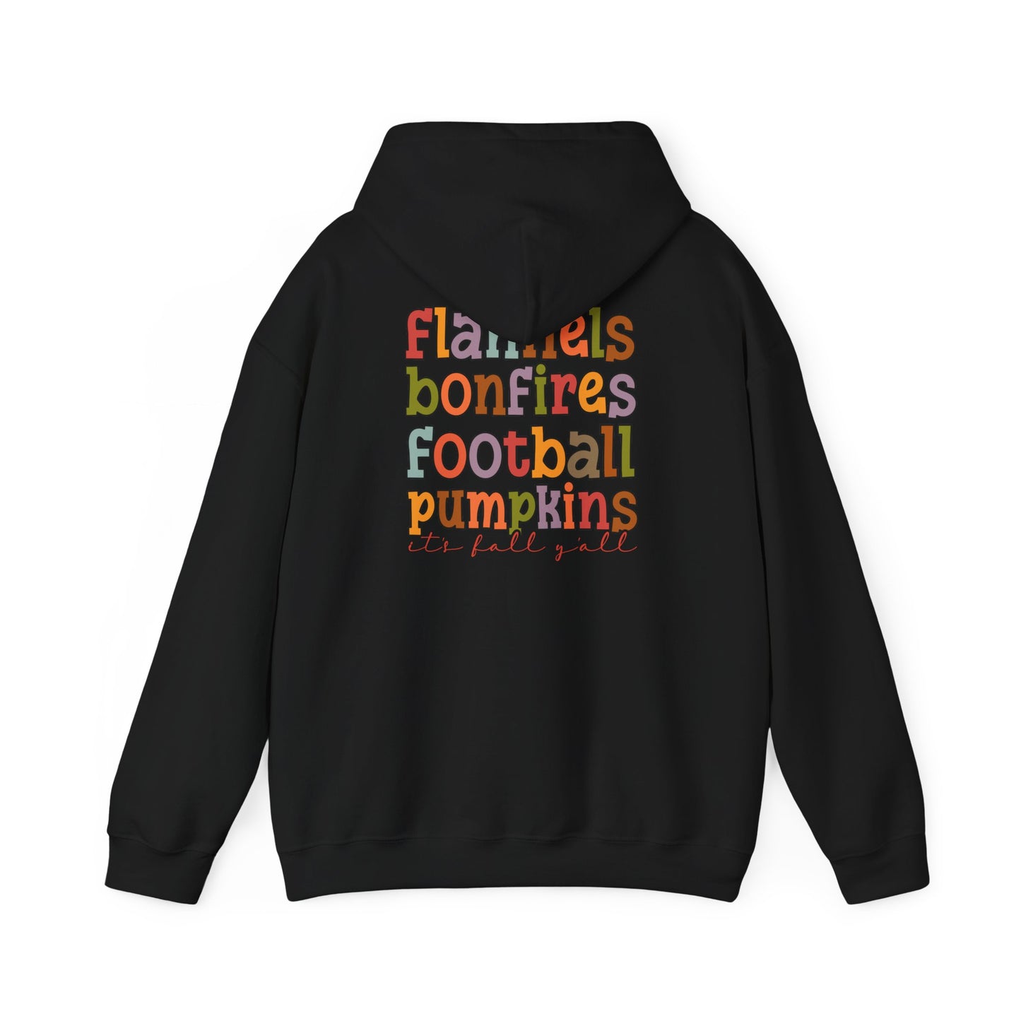 Autumn Vibes Hooded Sweatshirt | Flannels, Bonfires, Football | Cozy Fall Apparel, Gift for Her, Halloween, Thanksgiving