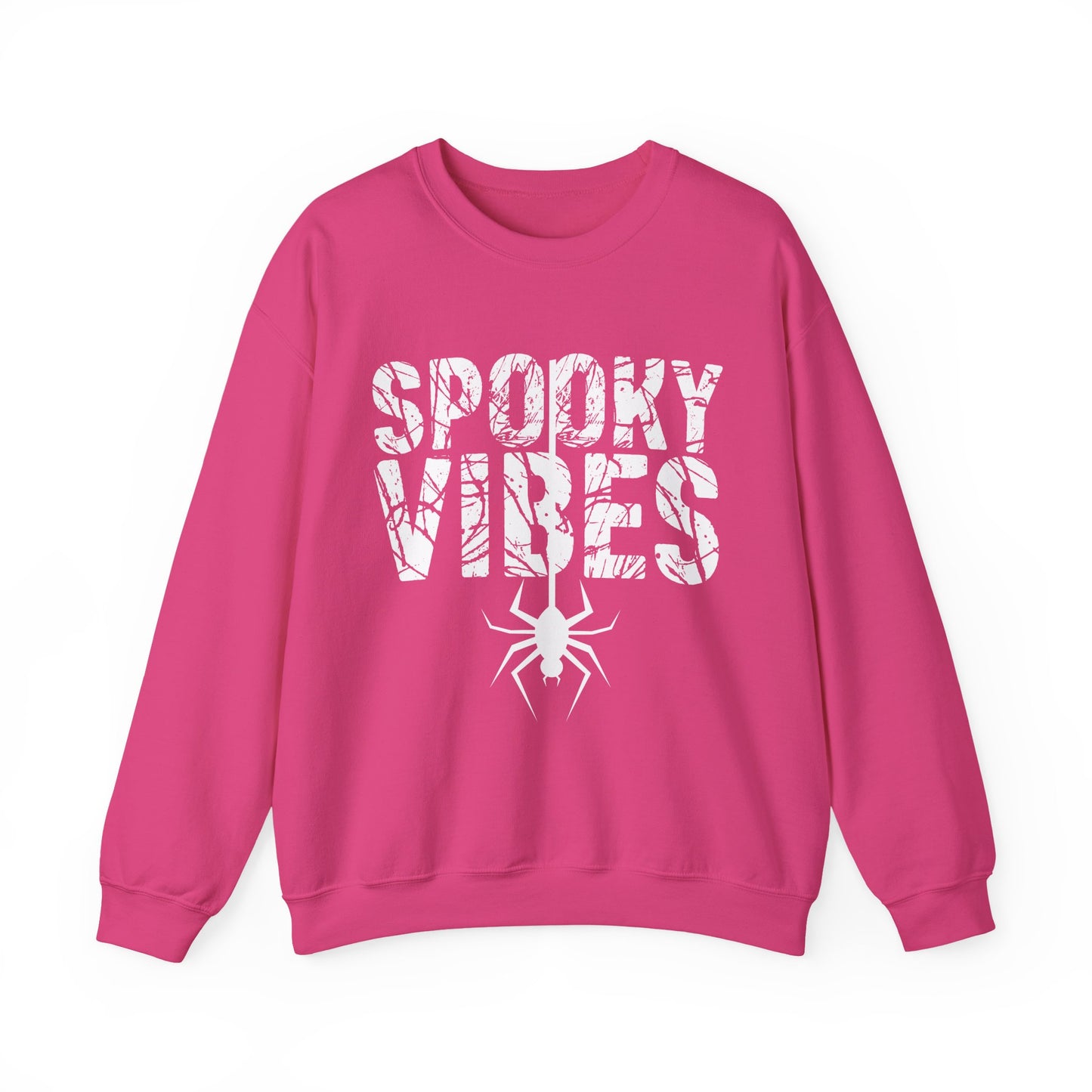 SPOOKY VIBES, Cozy Unisex Crewneck Sweatshirt - Perfect for Lounging, Gift for Him and Her, Fall Fashion, Casual Wear, Birthday Gift, Cozy Layer