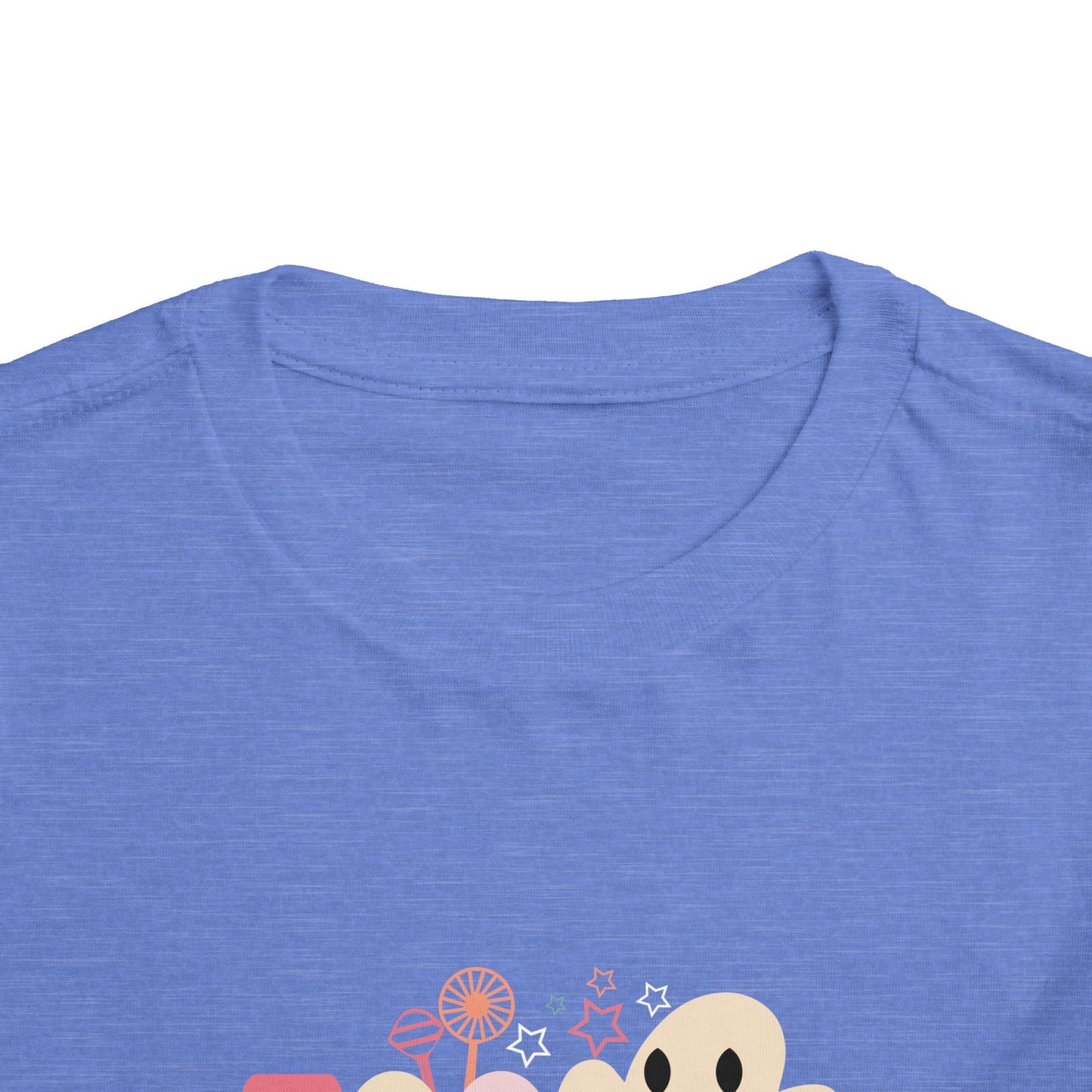 Toddler Tee with Cute Spooky Ghost Design, Halloween Kids Shirt, Trick or Treat Apparel, Toddler Ghost T-Shirt, Fall Outfit