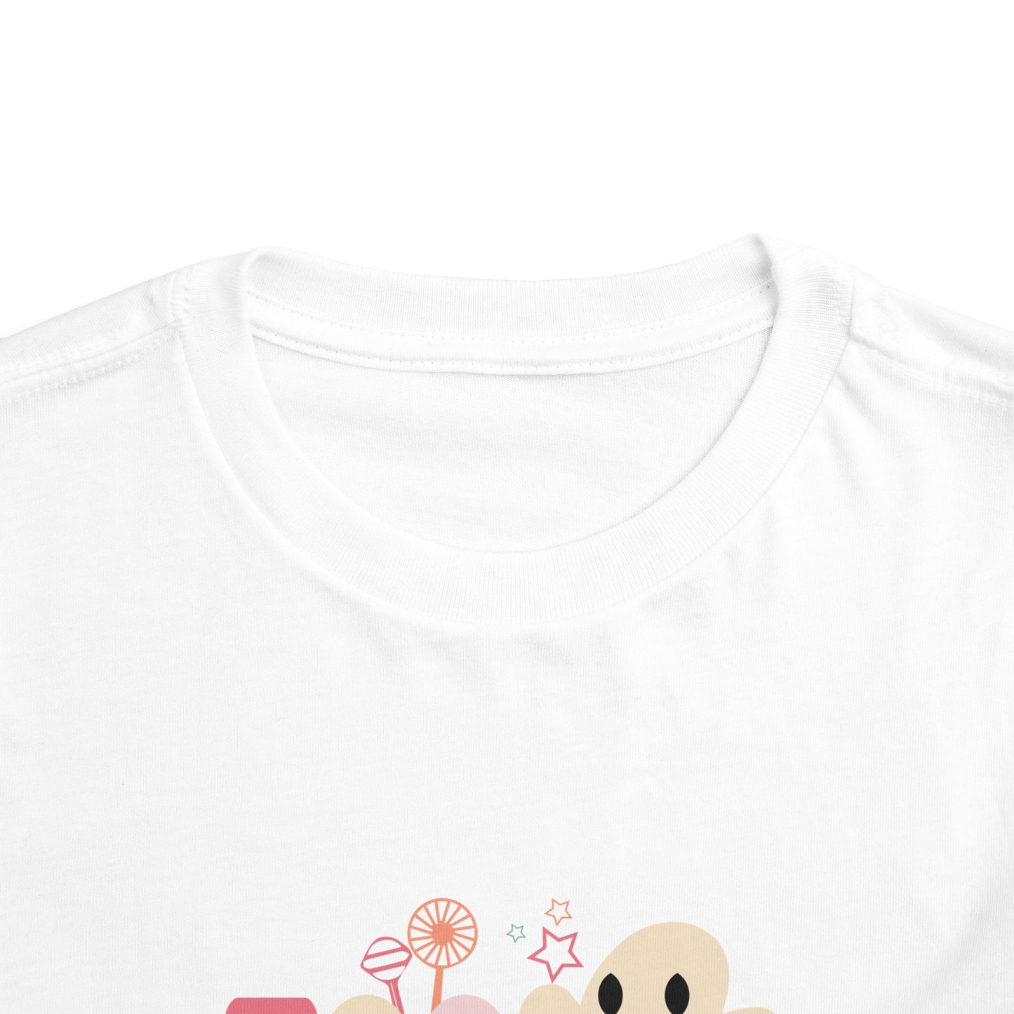 Toddler Tee with Cute Spooky Ghost Design, Halloween Kids Shirt, Trick or Treat Apparel, Toddler Ghost T-Shirt, Fall Outfit