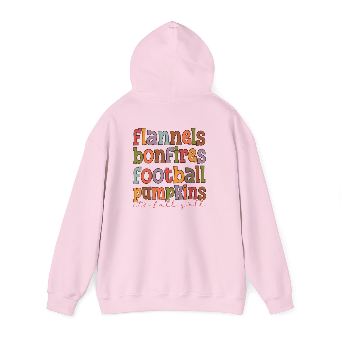 Autumn Vibes Hooded Sweatshirt | Flannels, Bonfires, Football | Cozy Fall Apparel, Gift for Her, Halloween, Thanksgiving
