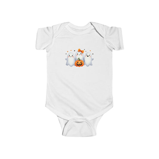 Cute Halloween Infant Bodysuit, Baby Ghost Costume, First Halloween Outfit, Newborn Gift, Adorable Holiday Apparel