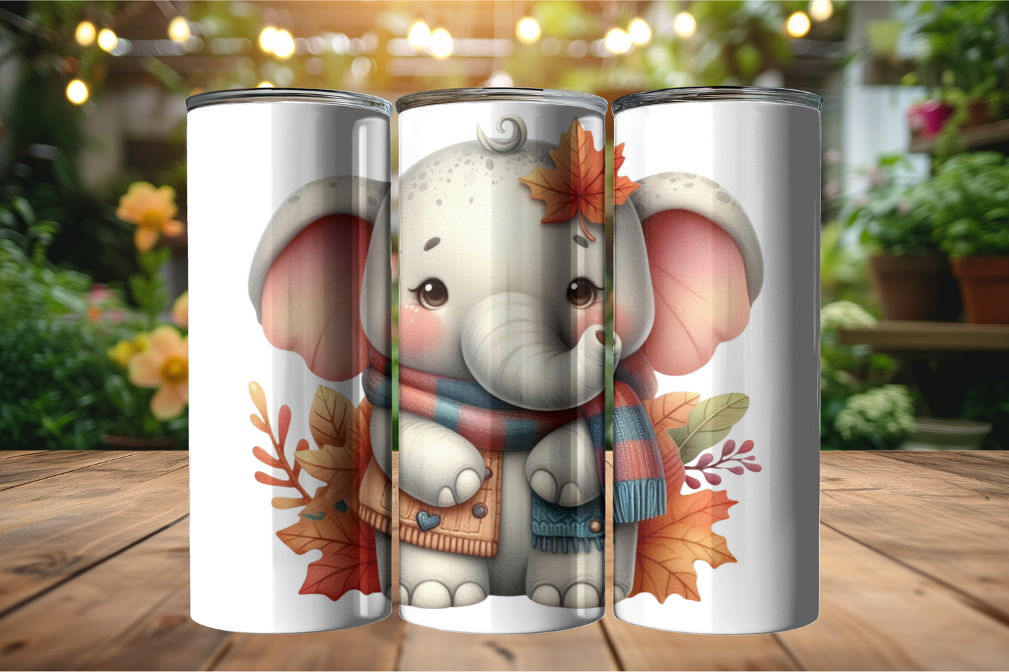 Cute Baby Elephant 20oz Tumbler