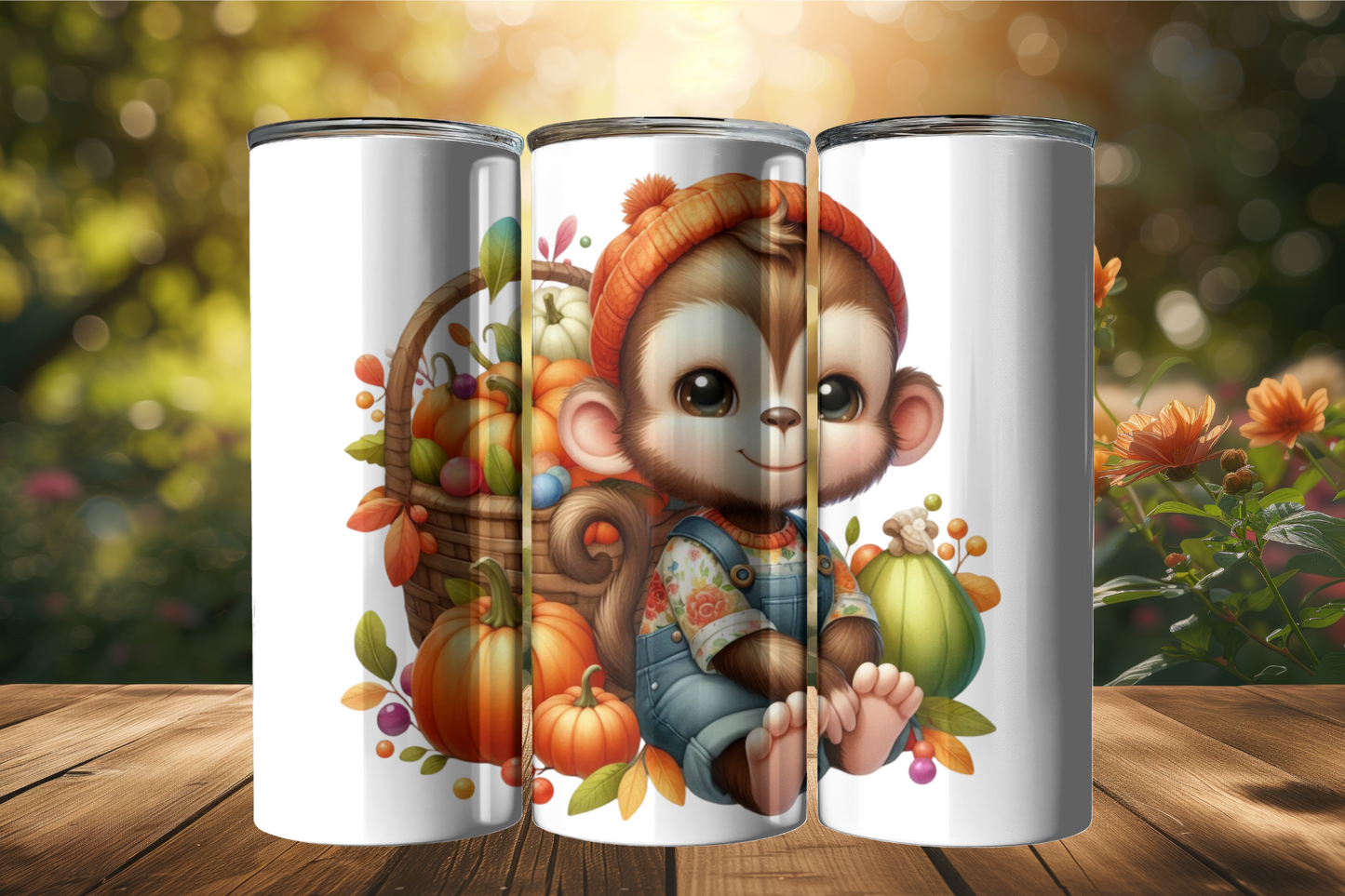 Cute Baby Monkey 20oz Tumbler