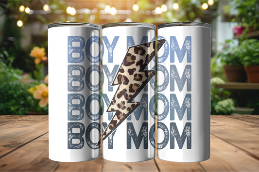 Boy Mom Stainless Steel 20oz Tumbler