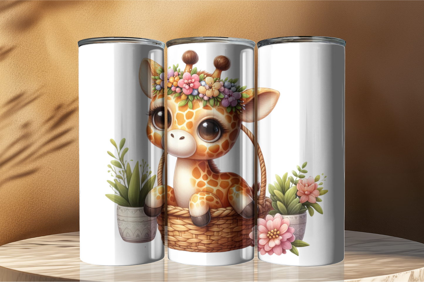 Cute Baby Giraffe 20oz Tumbler