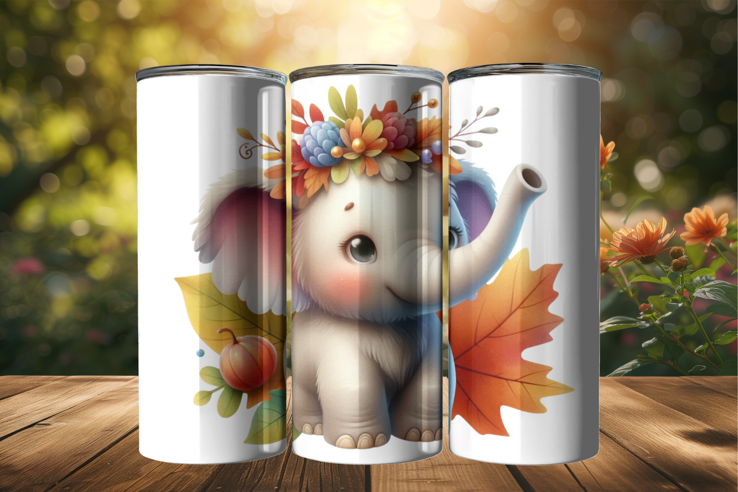 Cute Baby Elephant 20oz Tumbler