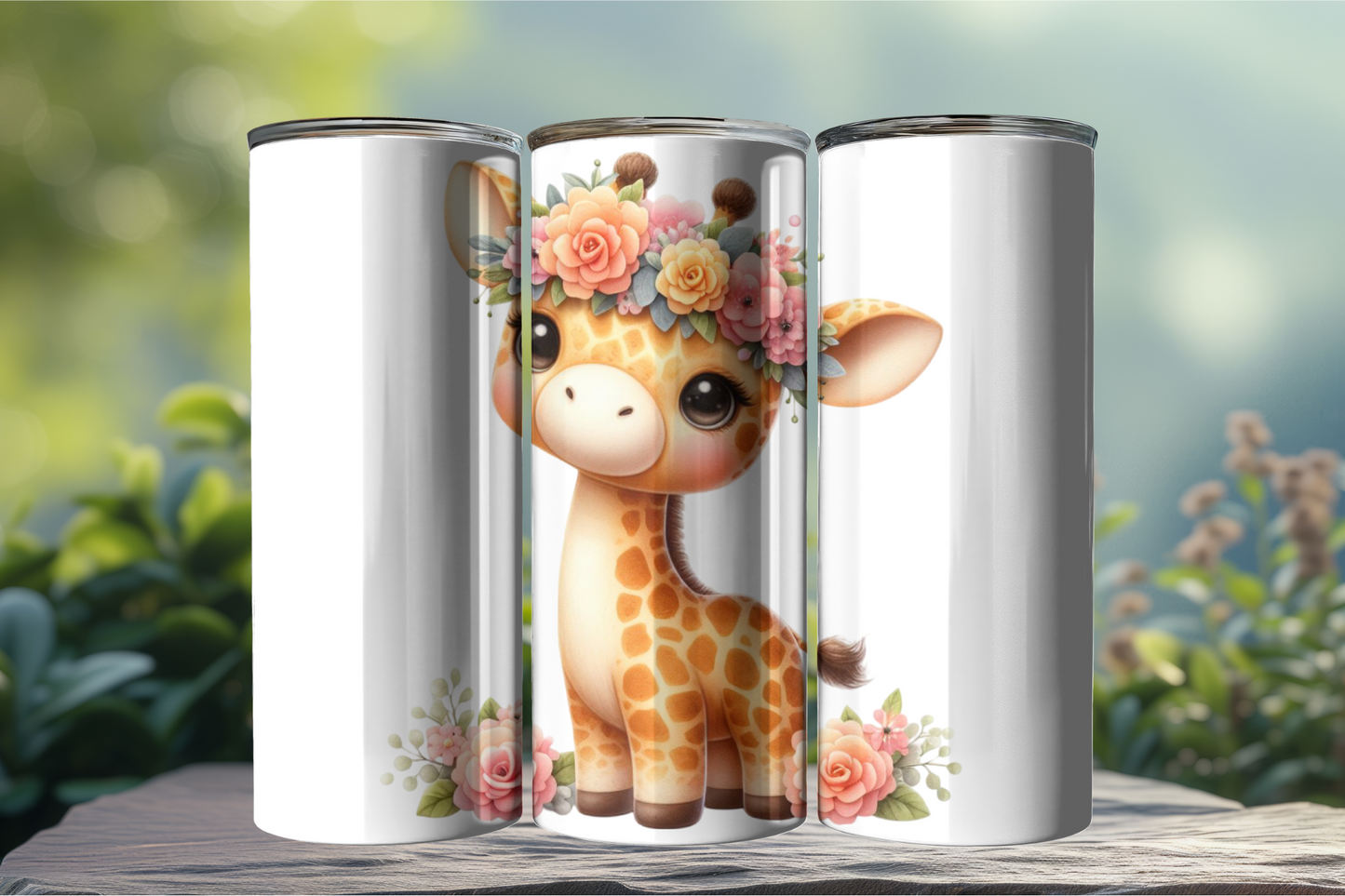 Cute Baby Giraffe 20oz Tumbler