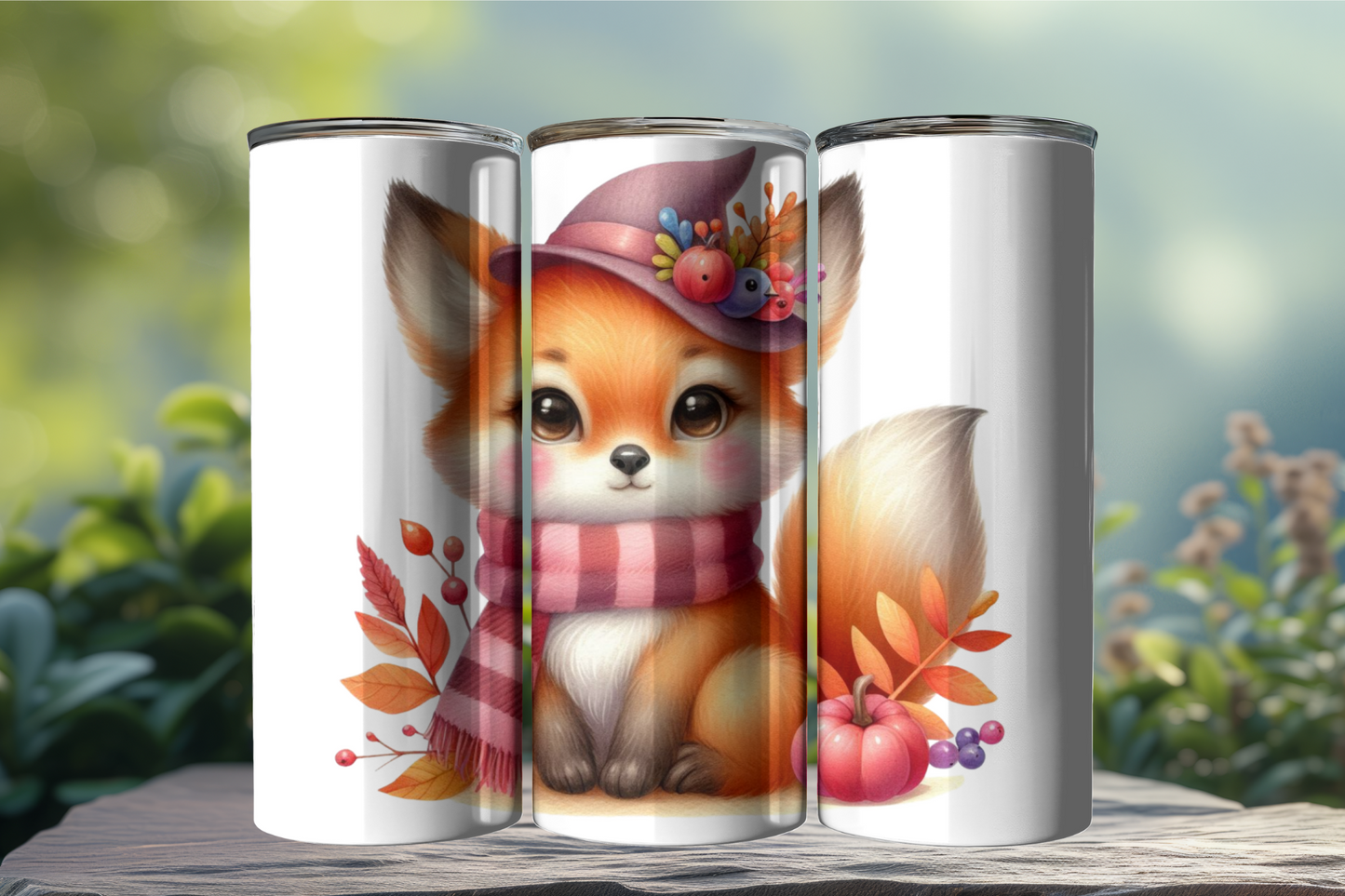 Cute Baby Fox 20oz Tumbler