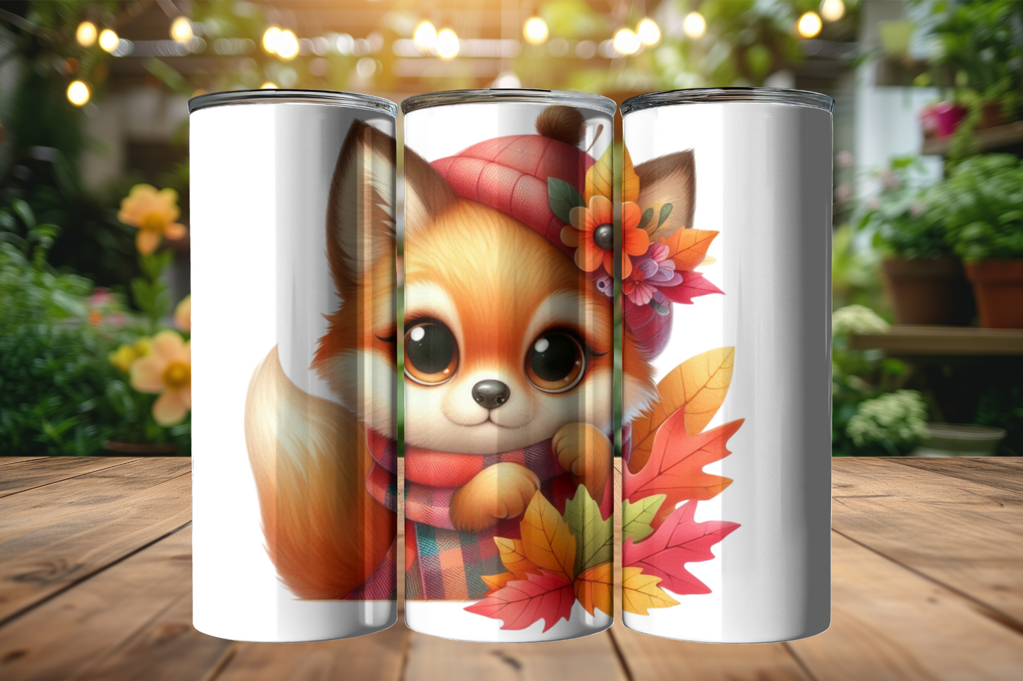 Cute Baby Fox 20oz Tumbler