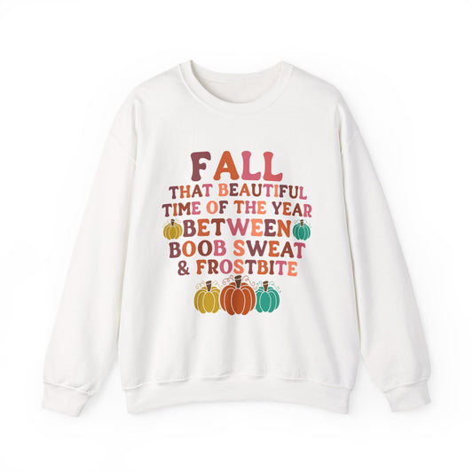 Fall-Themed Sweatshirt, Cozy Autumn Wear, Lightweight Pullover for Women, Funny Fall Sweatshirt, Great Gift for Thanksgiving