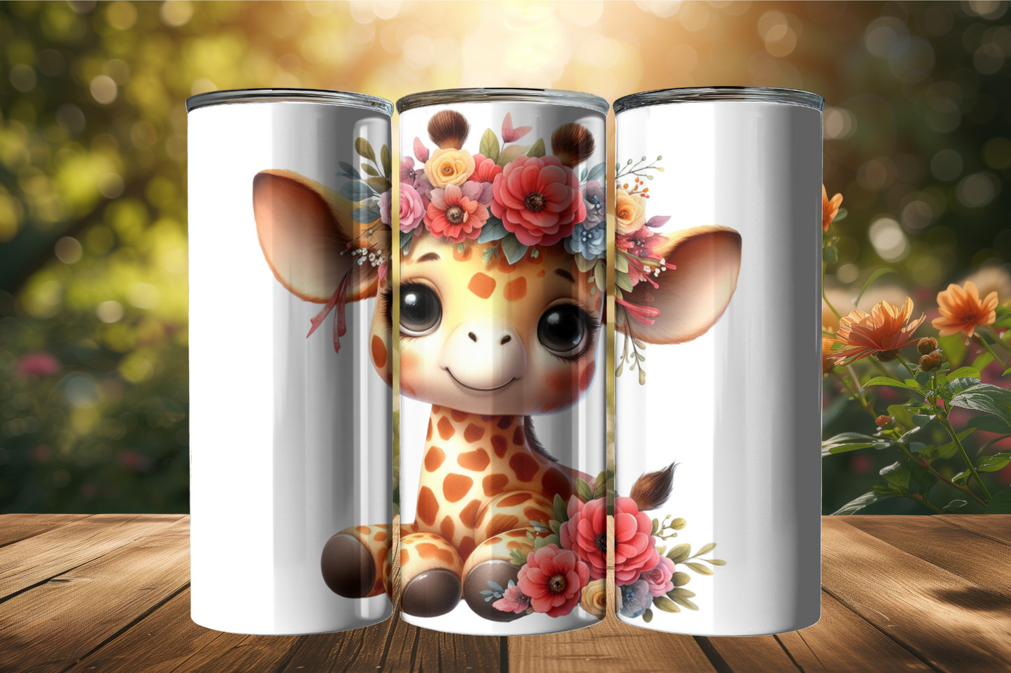 Cute Baby Giraffe 20oz Tumbler