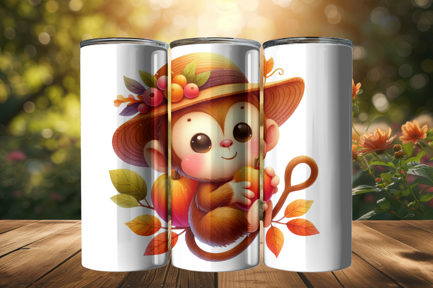 Cute Baby Monkey 20oz Tumbler