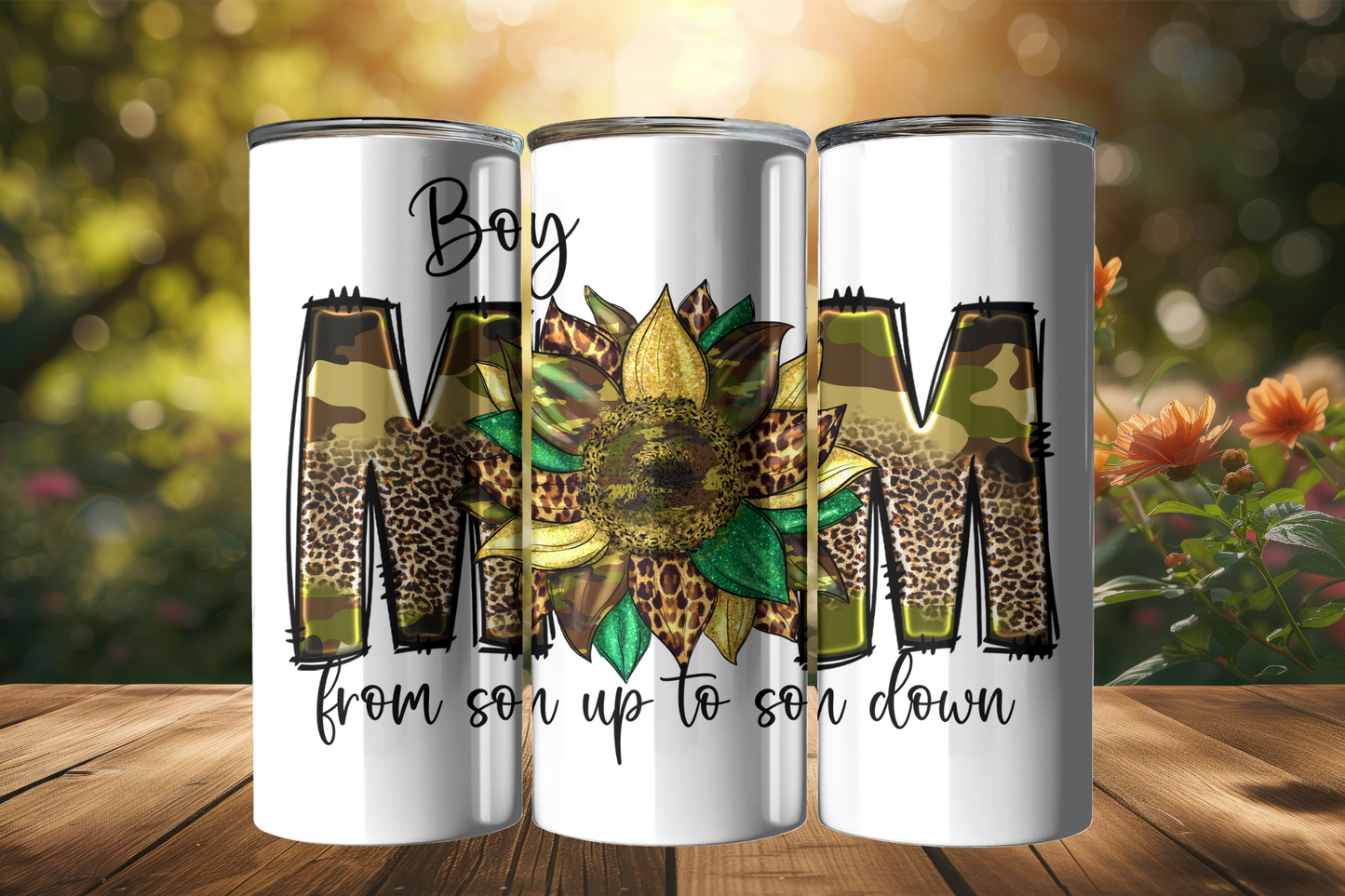 Boy Mom Stainless Steel 20oz Tumbler