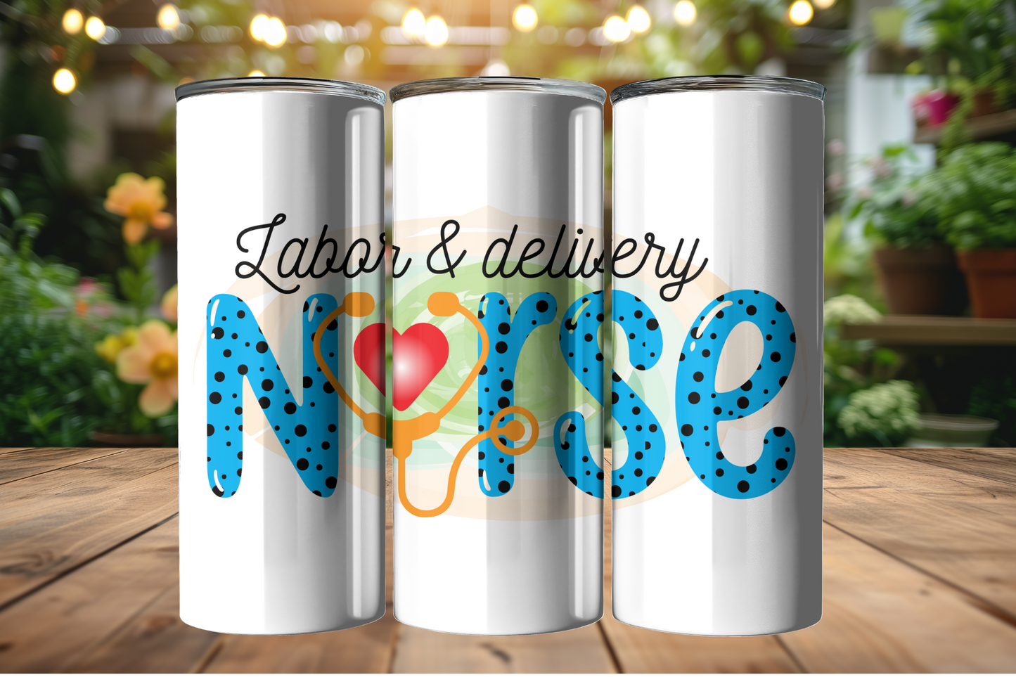 Nurse 20oz Stainless Steel Tumbler