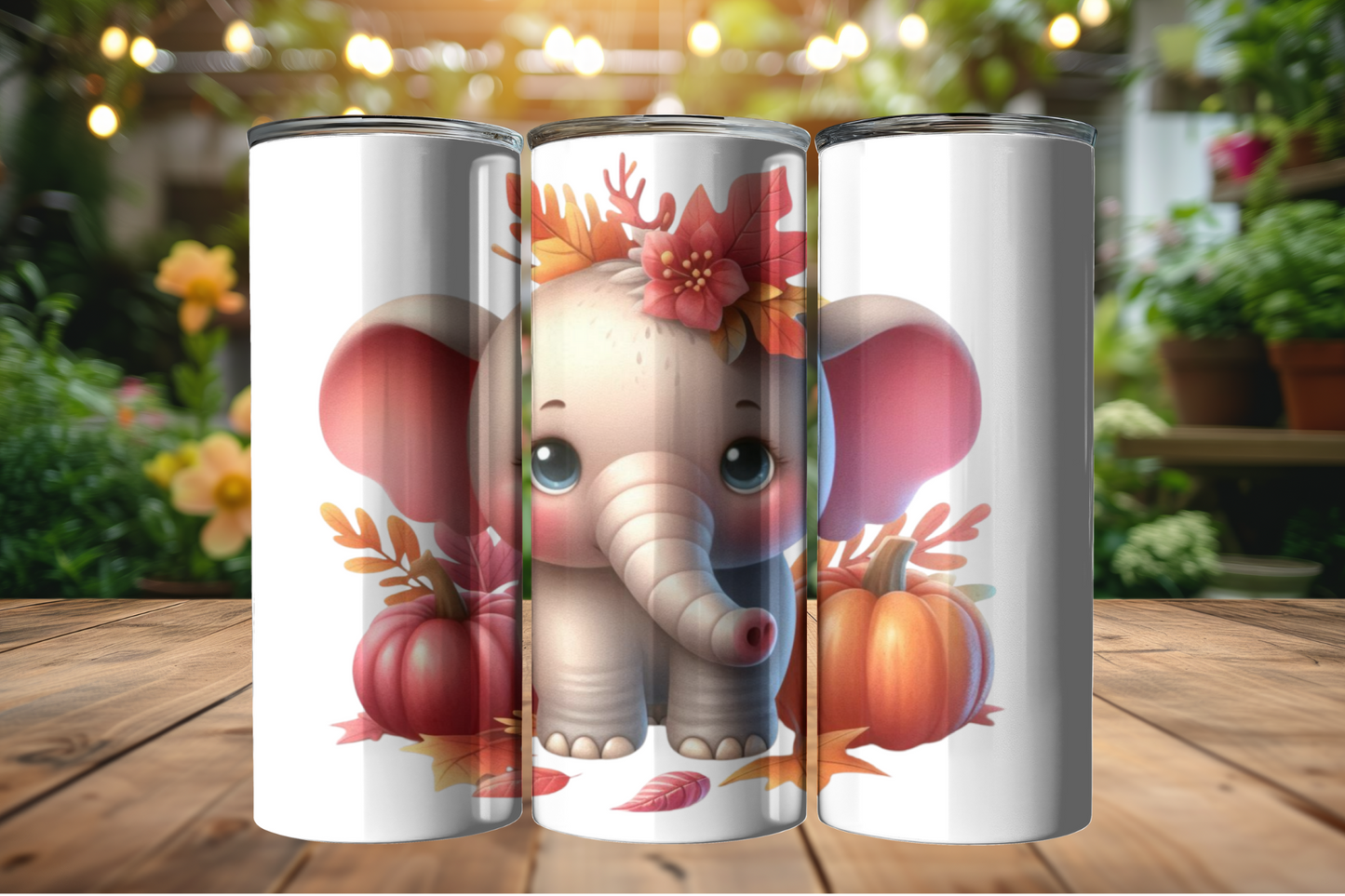 Cute Baby Elephant 20oz Tumbler