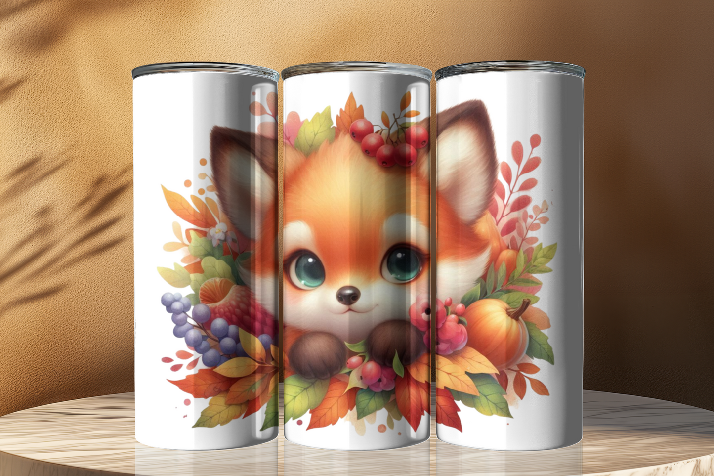 Cute Baby Fox 20oz Tumbler