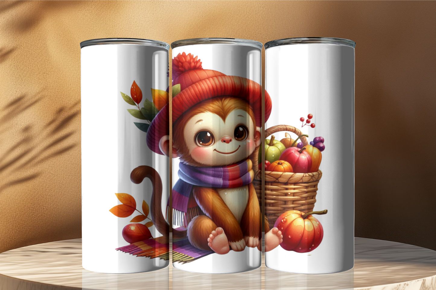 Cute Baby Monkey 20oz Tumbler