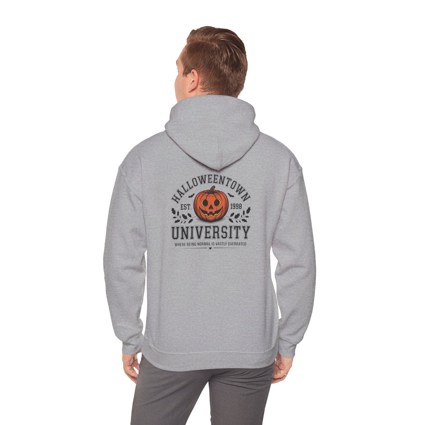 Halloween University Hoodie - Cozy Autumn Sweatshirt, Perfect for Halloween Celebrations, Gift for College Students, Unisex Style, [...]