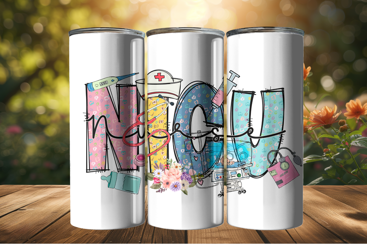 Nurse 20oz Stainless Steel Tumbler