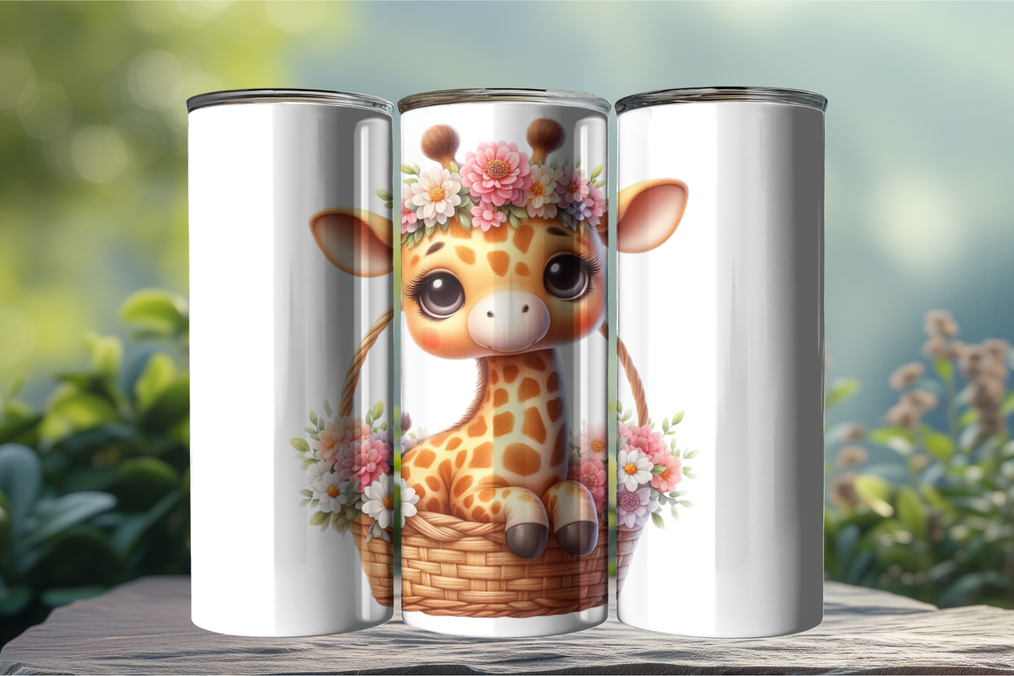 Cute Baby Giraffe 20oz Tumbler