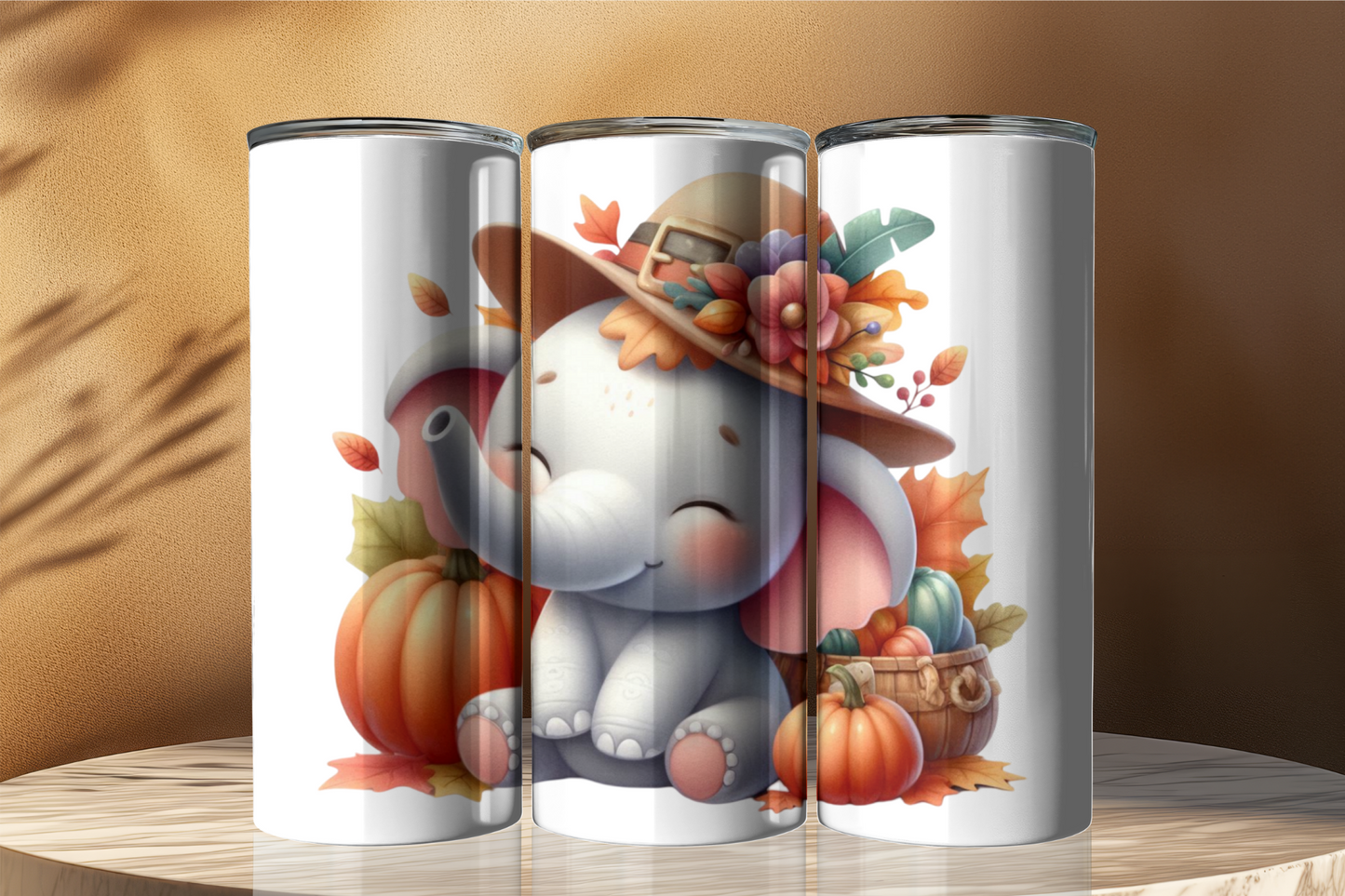 Cute Baby Elephant 20oz Tumbler