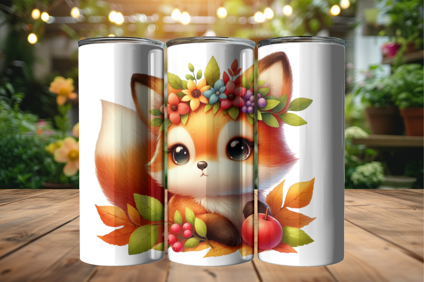 Cute Baby Fox 20oz Tumbler