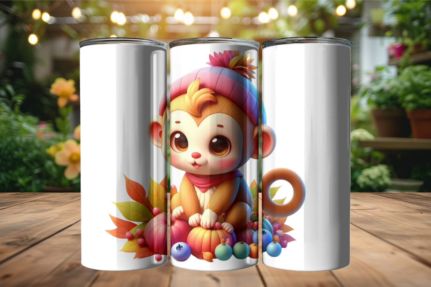 Cute Baby Monkey 20oz Tumbler